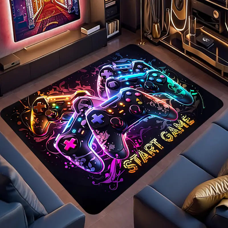 Non-Slip Gaming Area Rug